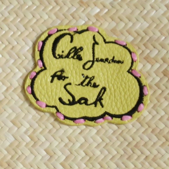 The Sak Embroidered and Woven Clutch in Yellow NWT - Picture 4 of 5